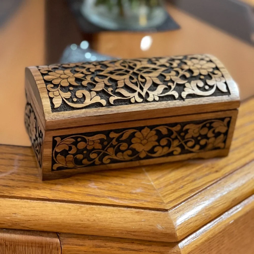 Handcrafted jewelry box